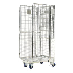 Full Security Roll cage combination kit incl. 8 plastic containers .  L: 850, W: 715, H: 1900 (mm). Article code: 99-1545-D850-S2