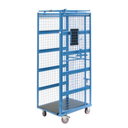 Anti-Diebstahl Rollbehälter anti-diefstal rolcontainer L-Gestell, nestbar
