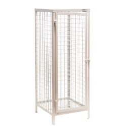 Mesh Stillages Full Security fixed construction Custom built.  L: 500, W: 500, H: 1300 (mm). Article code: 99-3218