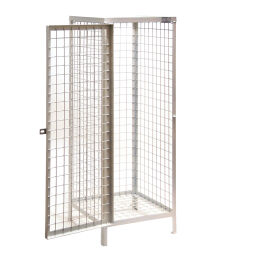 Mesh Stillages Full Security fixed construction Custom built.  L: 500, W: 500, H: 1300 (mm). Article code: 99-3218