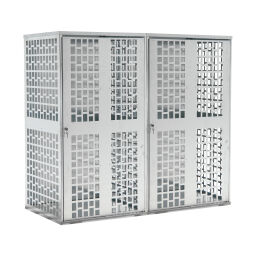 Gasflaschenlagerung Gasflaschenschrank für 20 Flaschen 11-kg