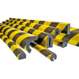 Profile protection Safety and marking wall protection tube protection Version:  tube protection.  L: 1000, W: 100, H: 50 (mm). Article code: 42.422.17.049