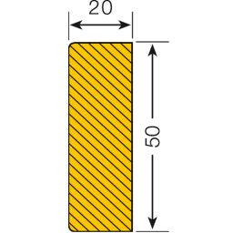Profilé et cornière profil de protection rôle de 5 mètres