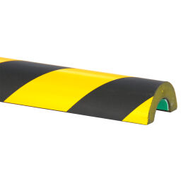 Profile protection Safety and marking wall protection tube protection Version:  tube protection.  L: 1000, W: 80, H: 37 (mm). Article code: 42.422.16.740