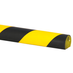 Collision Protection Safety and marking wall protection surface protection Version:  surface protection.  L: 1000, W: 40, H: 32 (mm). Article code: 42.422.13.249