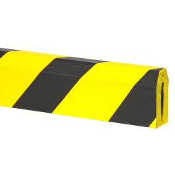 Collision Protection Safety and marking wall protection edge protection.  L: 1000, W: 40, H: 80 (mm). Article code: 42.422.15.601