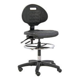 Werktafel werkplaatsstoel in hoogte verstelbaar