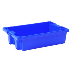 Stacking box plastic nestable and stackable