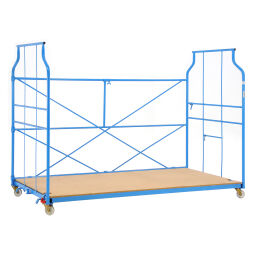 Furniture roll container Roll cage L-nestable and stackable .  L: 2700, W: 1150, H: 1800 (mm). Article code: 7070.271118-01