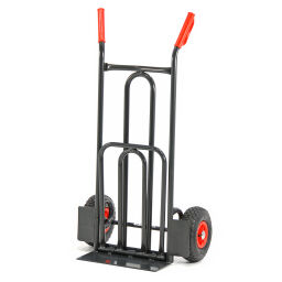 Sack truck fold up shovel pneumatic tyres 260*85 mm.  W: 580, H: 1100 (mm). Article code: 91-147TA3371