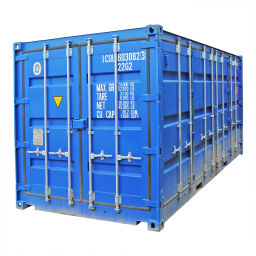 Container full acces 20 Fuß, Doppel-Tür Spezialanfertigung.  L: 6058, B: 2438, H: 2591 (mm). Artikelcode: 99STA-20FT-03VO