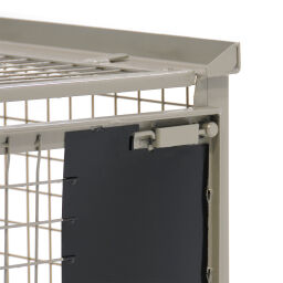 Mesh Stillages Full Security parcel offer Euronorm (mm):  1200 x 800.  L: 1240, W: 835, H: 970 (mm). Article code: 99-003-AD-4