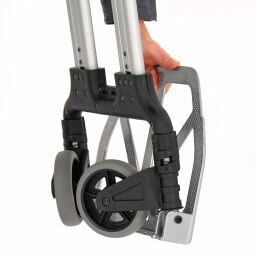 Sack truck foldable hand truck fully foldable.  L: 400, W: 410, H: 1000 (mm). Article code: 99-5342