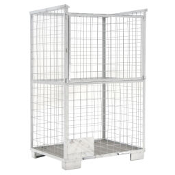 Mesh Stillages fixed construction stackable 1 flap at 1 long side 99-980