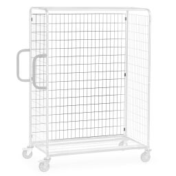 Order Picking trolley Warehouse trolley accessories with back wall.  W: 850, H: 1225 (mm). Article code: 8528RW11
