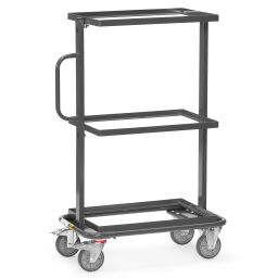 Warehouse trolley Fetra ESD storage trolley suitable for 3 euro boxes 600x400 mm 8592900