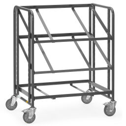 Warehouse trolley Fetra ESD storage trolley suitable for 6 euro boxes 600x400 mm 859390