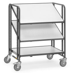 ESD trolleys Fetra ESD storage trolley suitable for 6 euro boxes 600x400 mm