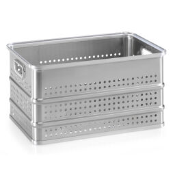 Transport containers aluminium boxes transport containers with reinforcement perforated edition