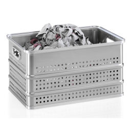 Transport containers aluminium boxes transport containers with reinforcement perforated edition