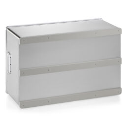 transport containers Aluminium Boxes transport containers without reinforcement closed edition.  L: 725, W: 455, H: 290 (mm). Article code: 9000113003