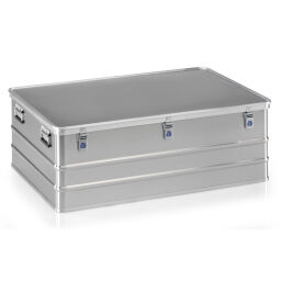 transport boxes Aluminium Boxes transport boxes with smooth surface stackable, with stacking edges.  L: 1190, W: 790, H: 410 (mm). Article code: 9010158919