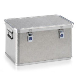 Caisses à outils Boîte en aluminium caisses de manutention anti-rayures empilable, avec bordure.  L: 590, L: 390, H: 330 (mm). Code d’article: 9010159922