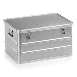 transport boxes Aluminium Boxes transport boxes with scratch resistant surface stackable, with stacking edges.  L: 720, W: 520, H: 380 (mm). Article code: 9010159929