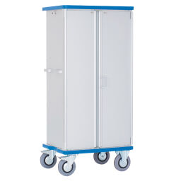 Laundry roll container Roll cage 2 folding-doors.  L: 845, W: 645, H: 1805 (mm). Article code: 9024272500