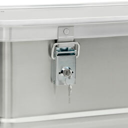 Boîte métallique rangement Caisse aluminium Accessoires serrure cylindrique pour  fermetures à levier.  Code d’article: 9045031001