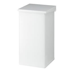 Waste bin waste and cleaning metal waste bin with lift lid