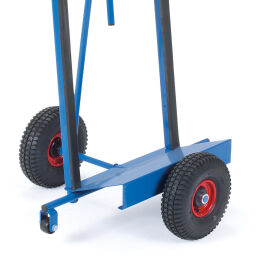 Glass/plate container fetra glass/plate trolley solid rubber tyres 250*60 mm.  L: 500, W: 680, H: 1450 (mm). Article code: 852075