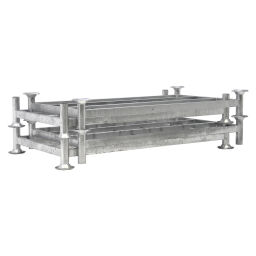 Stacking rack mobile storage rack tüv suitable for stanchions 60.3