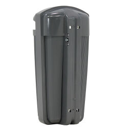 Outdoor waste bins Waste and cleaning plastic waste bin with insertion opening Article arrangement:  New.  L: 445, W: 345, H: 900 (mm). Article code: 89-30072972