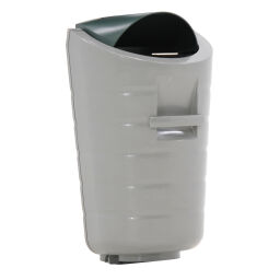 Afval en reiniging polyester afvalbak met inwerpopening 89-F250-SN