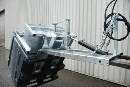 Fork-lift truck accessories tipper hydraulic back and forth dumping
