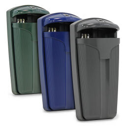 Outdoor waste bins Waste and cleaning plastic waste bin with insertion opening Article arrangement:  New.  L: 445, W: 345, H: 900 (mm). Article code: 89-30081229