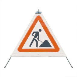 Veiligheid en markering wegmarkering bouw werkzaamheden bord, reflecterend - 700 mm AA25931