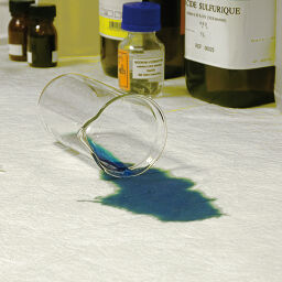 Absorptiemateriaal Lekbak absorptiedoek Basic 100 doeken geschikt voor chemicaliën.  L: 500, B: 400,  (mm). Artikelcode: 37-CP201-B