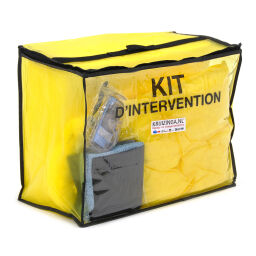 Absorbents Retention Basin spill kit 75L suitable for chemicals.  L: 520, W: 280, H: 420 (mm). Article code: 37-KTC075B