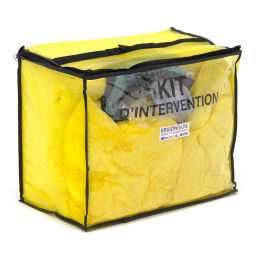 Absorbents Retention Basin spill kit 90L suitable for chemicals.  L: 520, W: 280, H: 420 (mm). Article code: 37-KTC090B