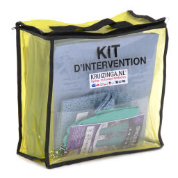 Absorbents retention basin spill kit 10l suitable for oil and hydrocarbons