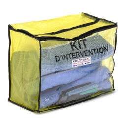 Absorbents retention basin spill kit 50l suitable for oil and hydrocarbons