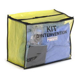 Absorbents retention basin spill kit 75l suitable for oil and hydrocarbons