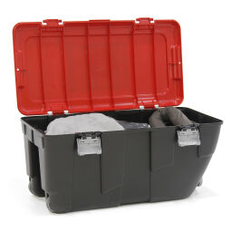 Absorbents Retention Basin spill kit 75L suitable for all liquids.  L: 805, W: 430, H: 380 (mm). Article code: 37-KTL075E