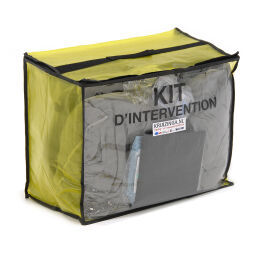 Absorbents Retention Basin spill kit 90L suitable for all liquids.  L: 520, W: 280, H: 420 (mm). Article code: 37-KTL090B