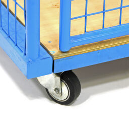 Roll conteneur de sécurité caisson à roulettes antivol L-châssis, emboitables