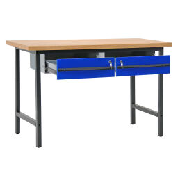 Etablis table de travail avec 2 tiroirs