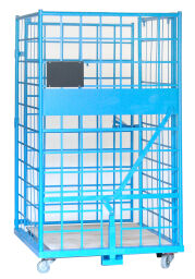 4-Sides Roll cage 4 sides one door foldable Type:  4 sides one door.  L: 1200, W: 1150, H: 2050 (mm). Article code: 7081.121120