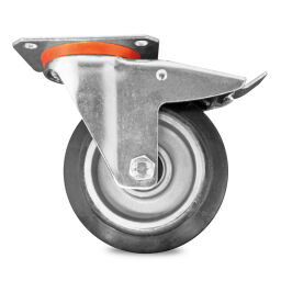 Roulettes pivotantes roue pivotante avec frein Ø 125 mm